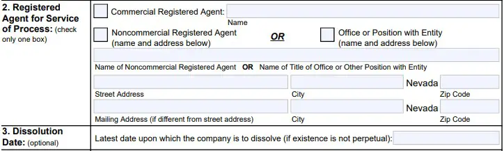 Appointing a Virginia registered agent