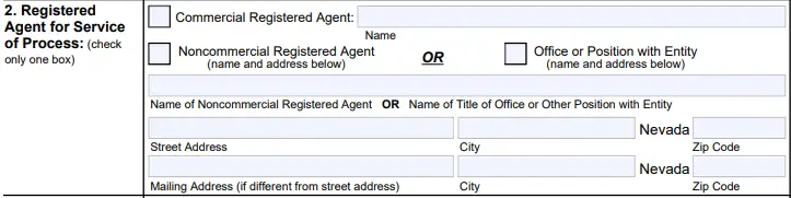 Nevada registered agent LLC or corp