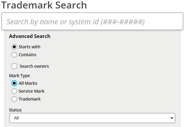 Montana trademark search