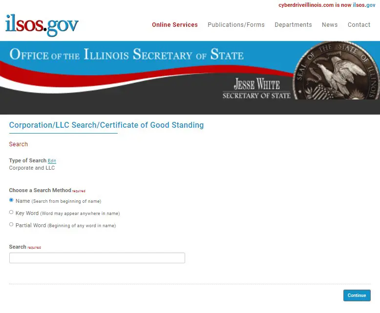 Illinois DBA name search