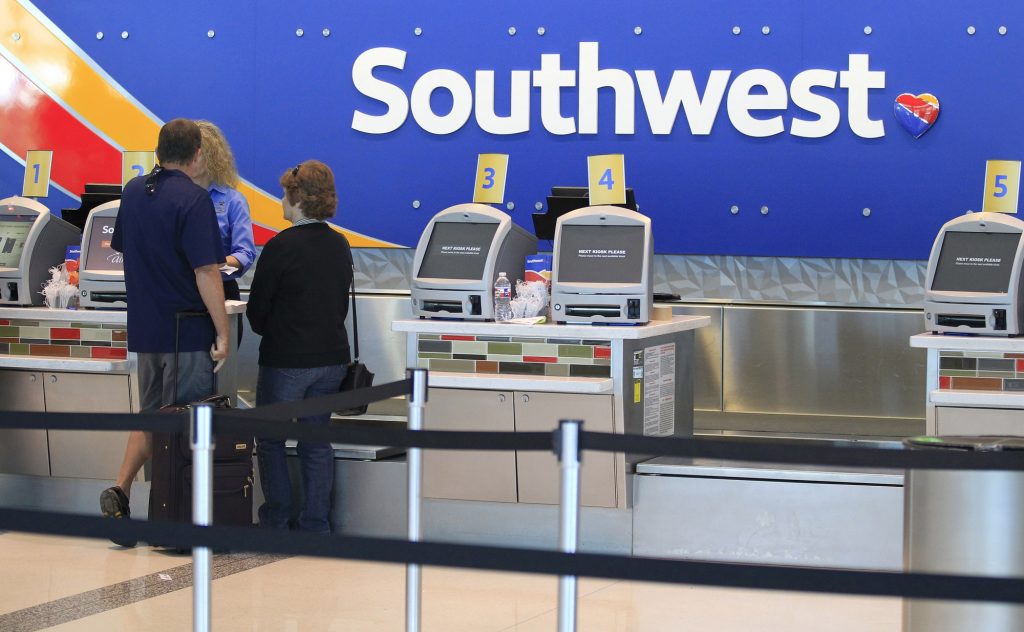 southwest military discount counter