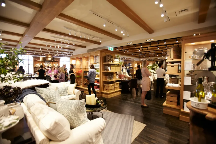 Pottery Barn Inside Store